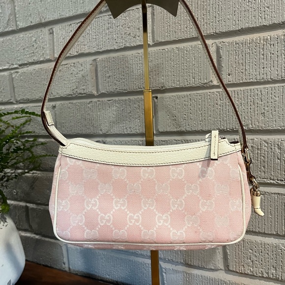 Gucci Pink Cowboy Boot Charm Pochette Bag - Picture 7 of 13